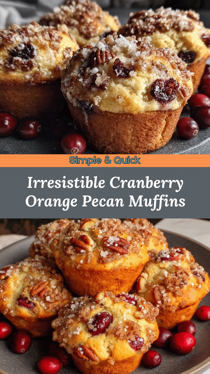 crispy cranberry orange muffins recipe