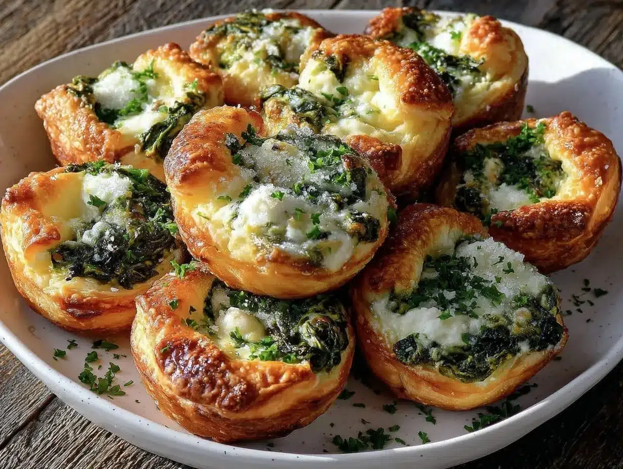 crispy spinach dip bites preparation steps