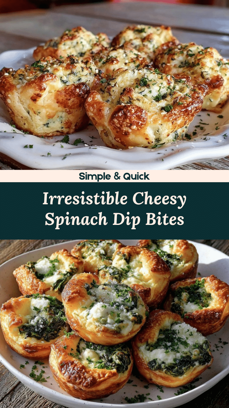 crispy spinach dip bites recipe