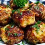 easy sausage balls - featured image