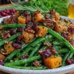 festive green beans - featured image