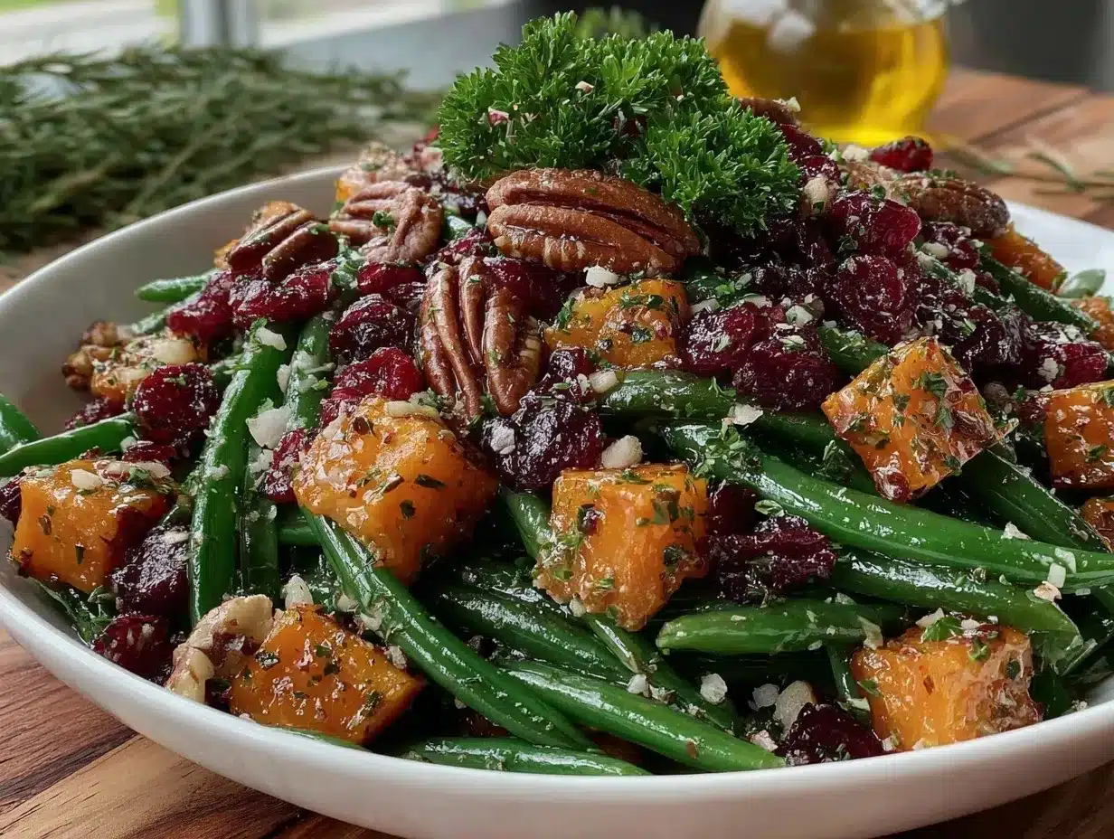 festive green beans preparation steps