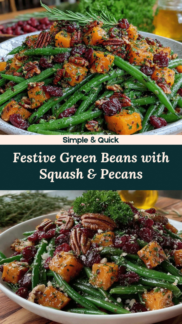 festive green beans recipe