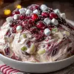 Fluffy Cranberry Marshmallow Ambrosia Salad - featured image