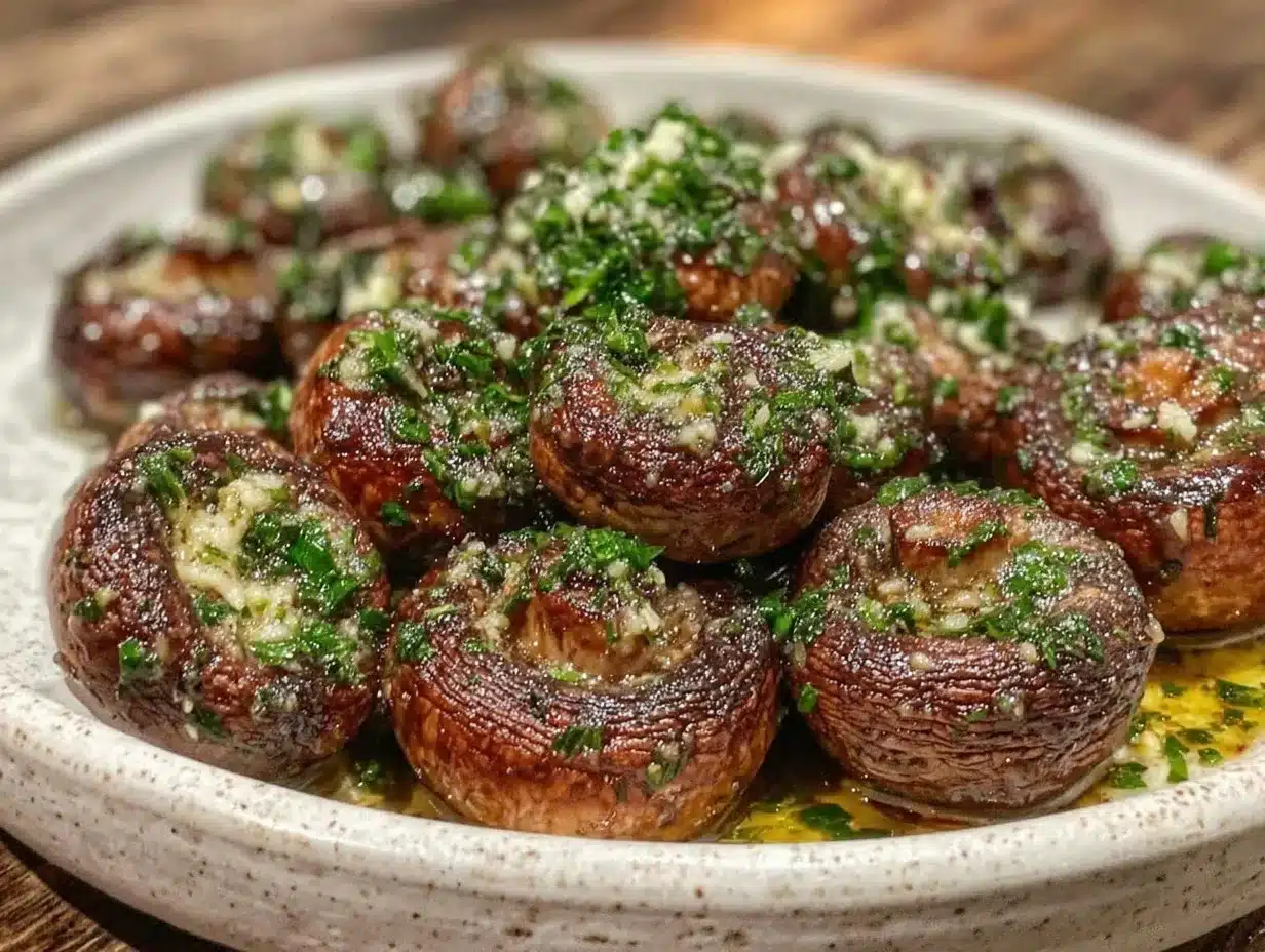 garlic butter mushrooms preparation steps