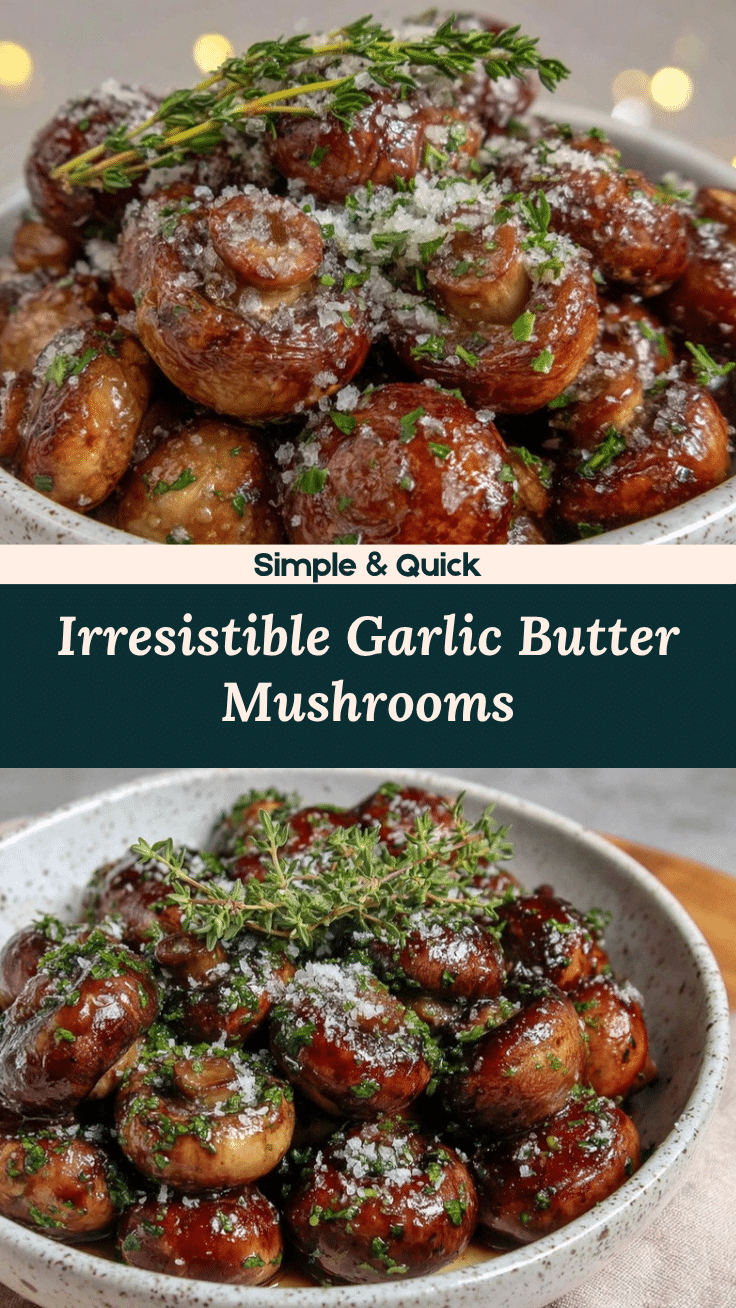 garlic butter mushrooms recipe