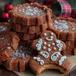 gingerbread cheesecake cookies - featured image