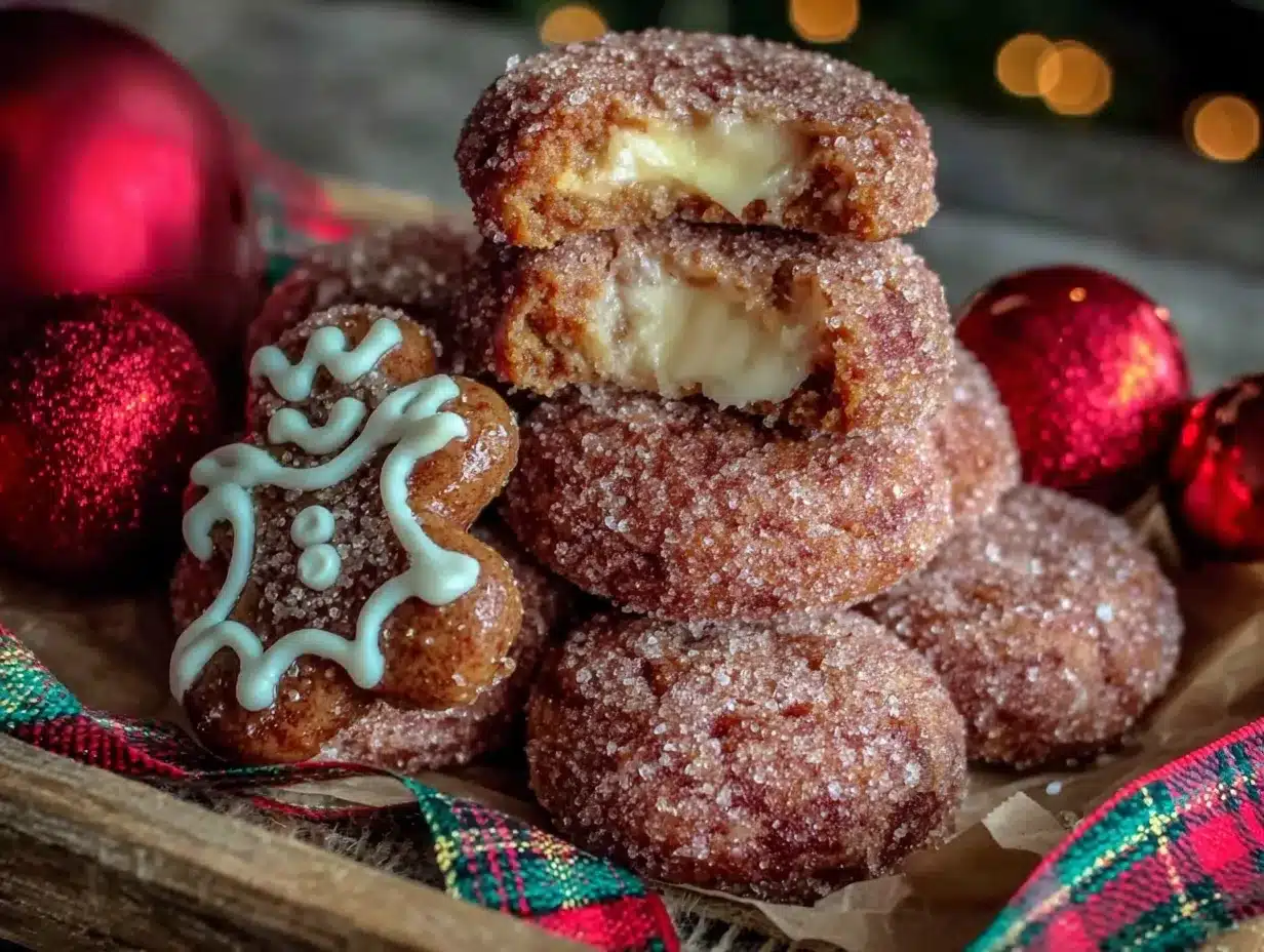 gingerbread cheesecake cookies preparation steps