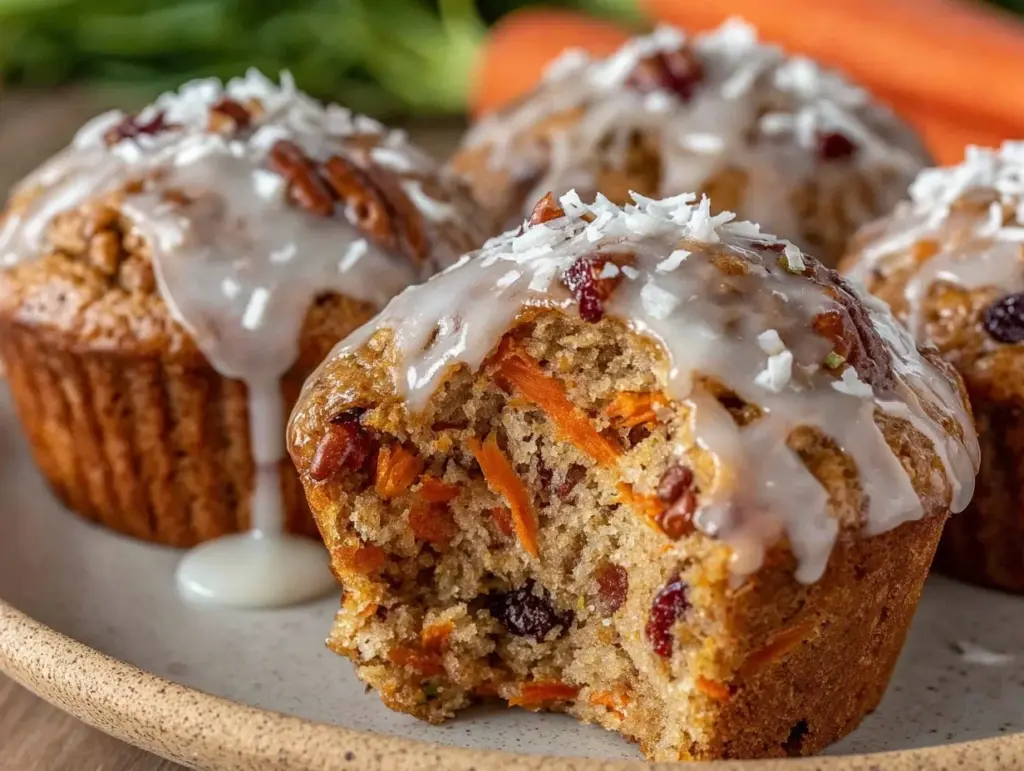 gluten-free morning glory muffins - featured image