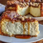 Greek honey cheesecake pie - featured image