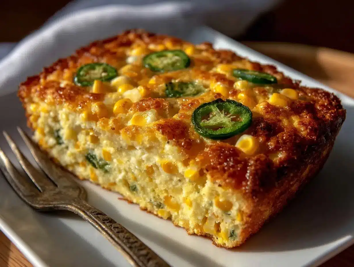 jalapeño corn pudding bake preparation steps
