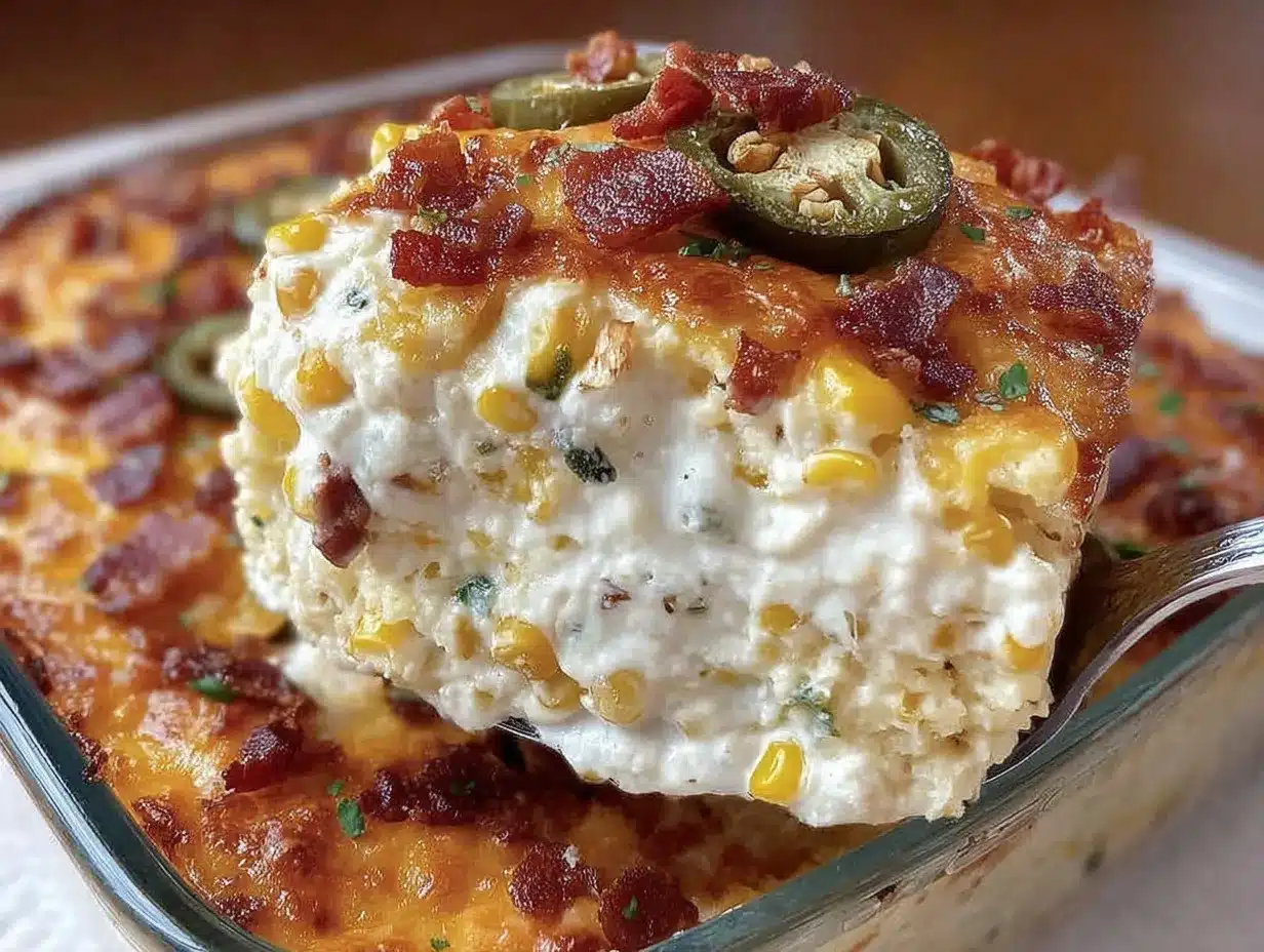 jalapeño popper corn casserole preparation steps