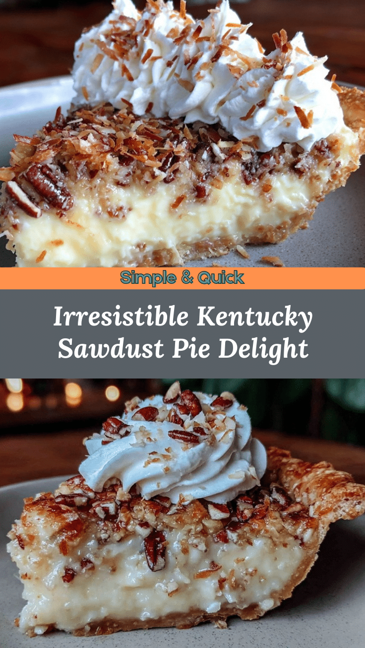 Kentucky Sawdust Pie recipe