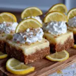 lemon cream pie bars - featured image
