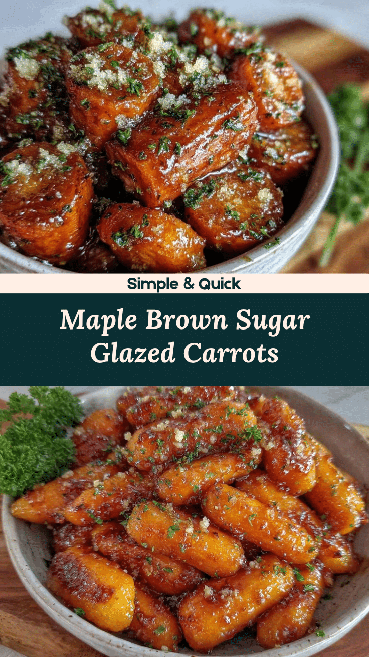 maple and brown sugar glazed carrots recipe