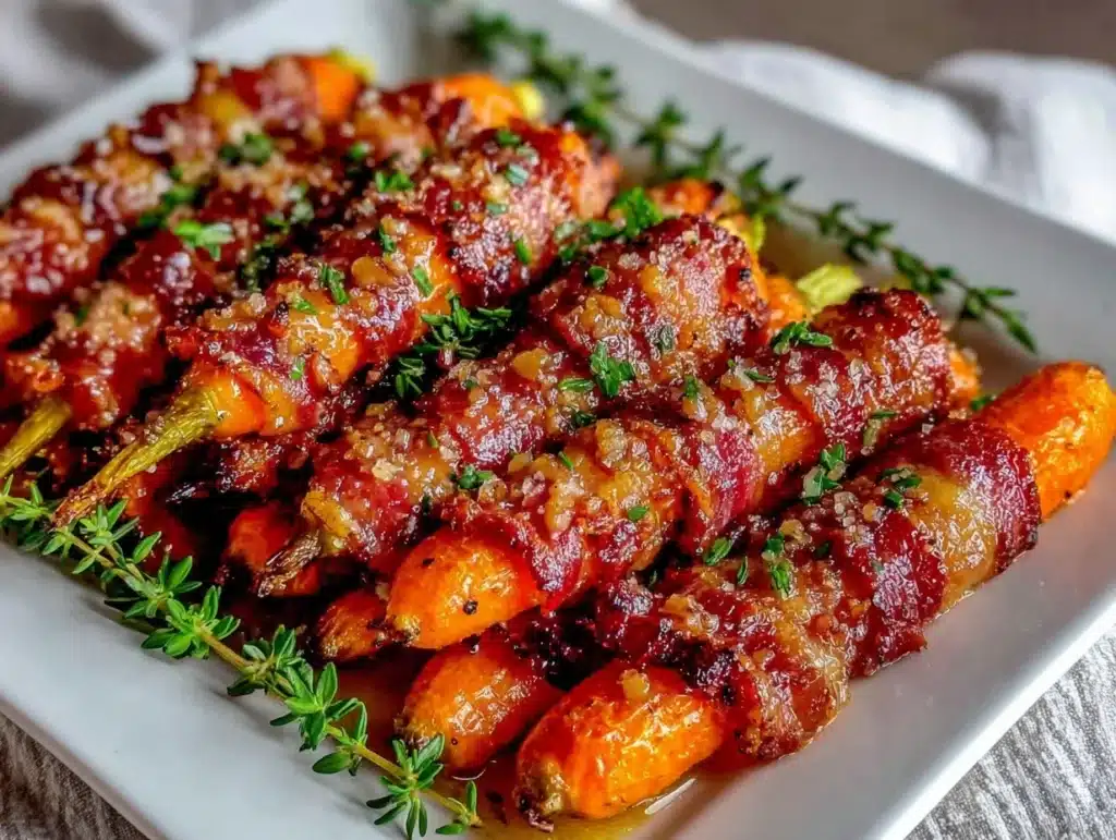 maple bacon carrots - featured image