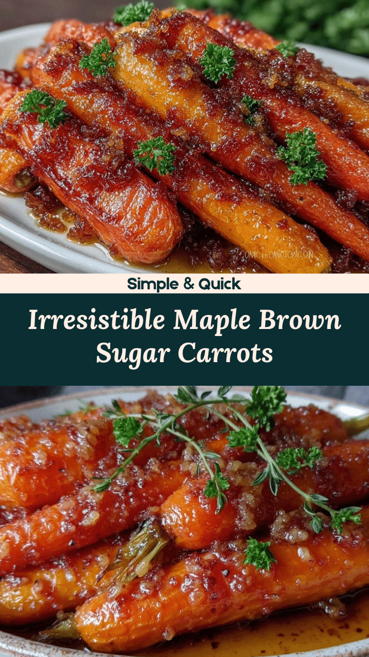 maple brown sugar glazed carrots recipe