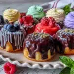 mini cakes recipe - featured image