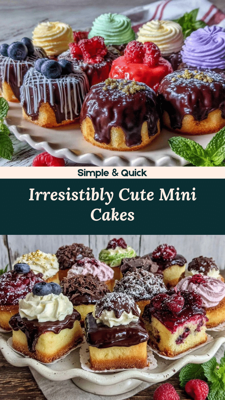 mini cakes recipe recipe