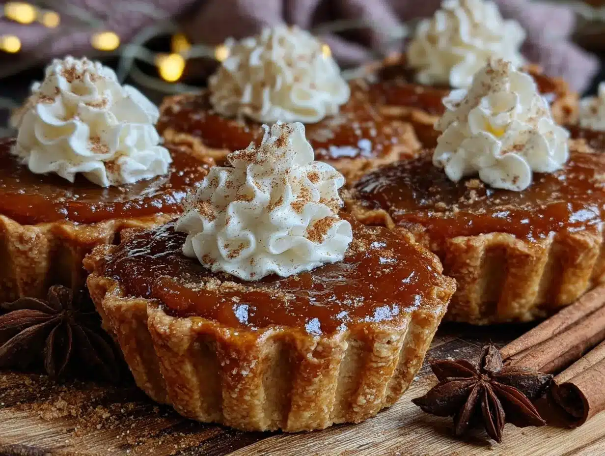 mini pumpkin pies preparation steps