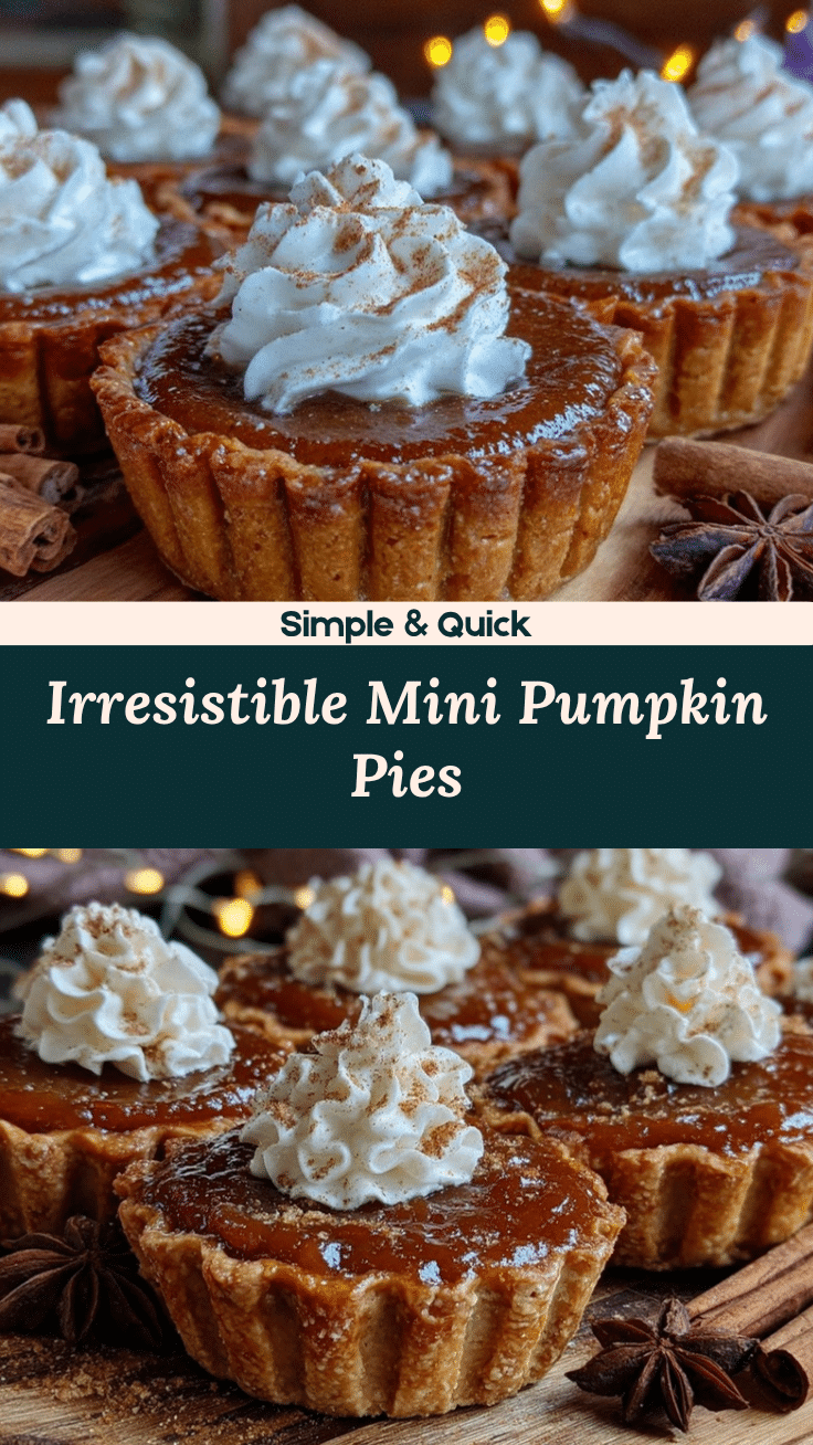 mini pumpkin pies recipe