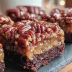 pecan pie brownies - featured image