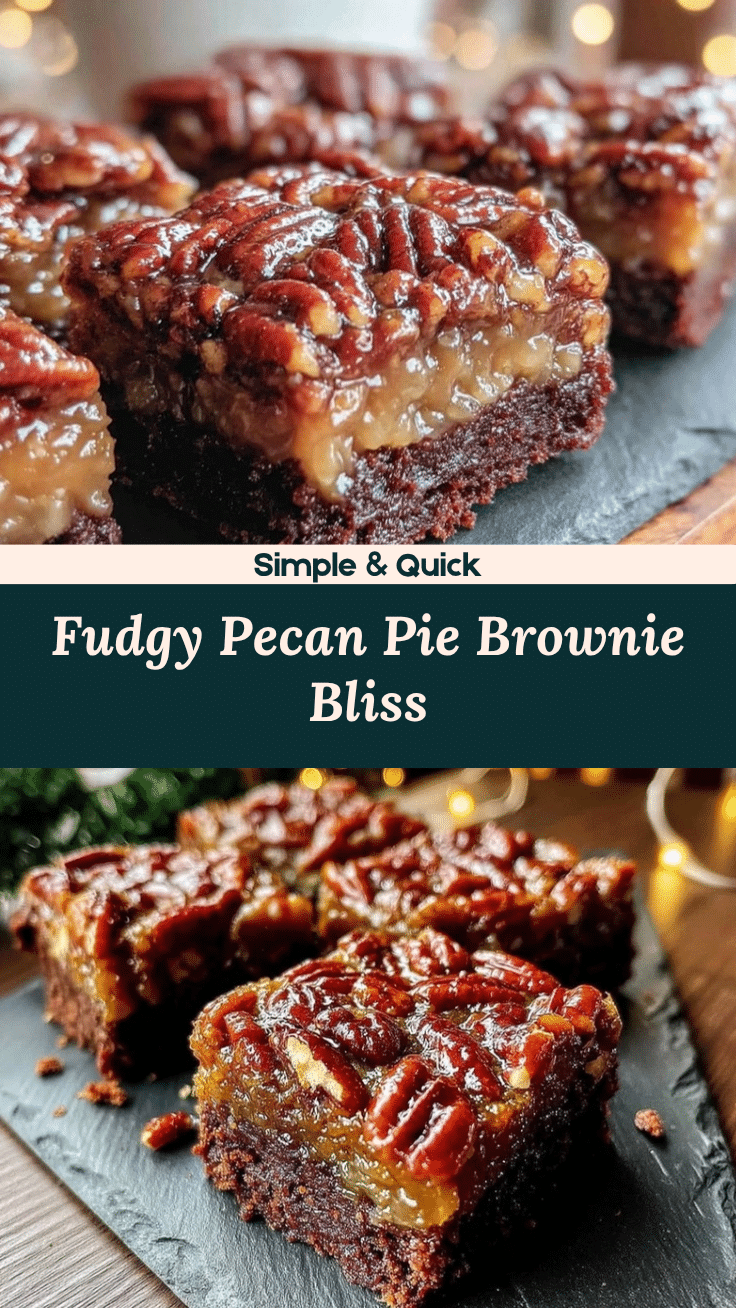 pecan pie brownies recipe