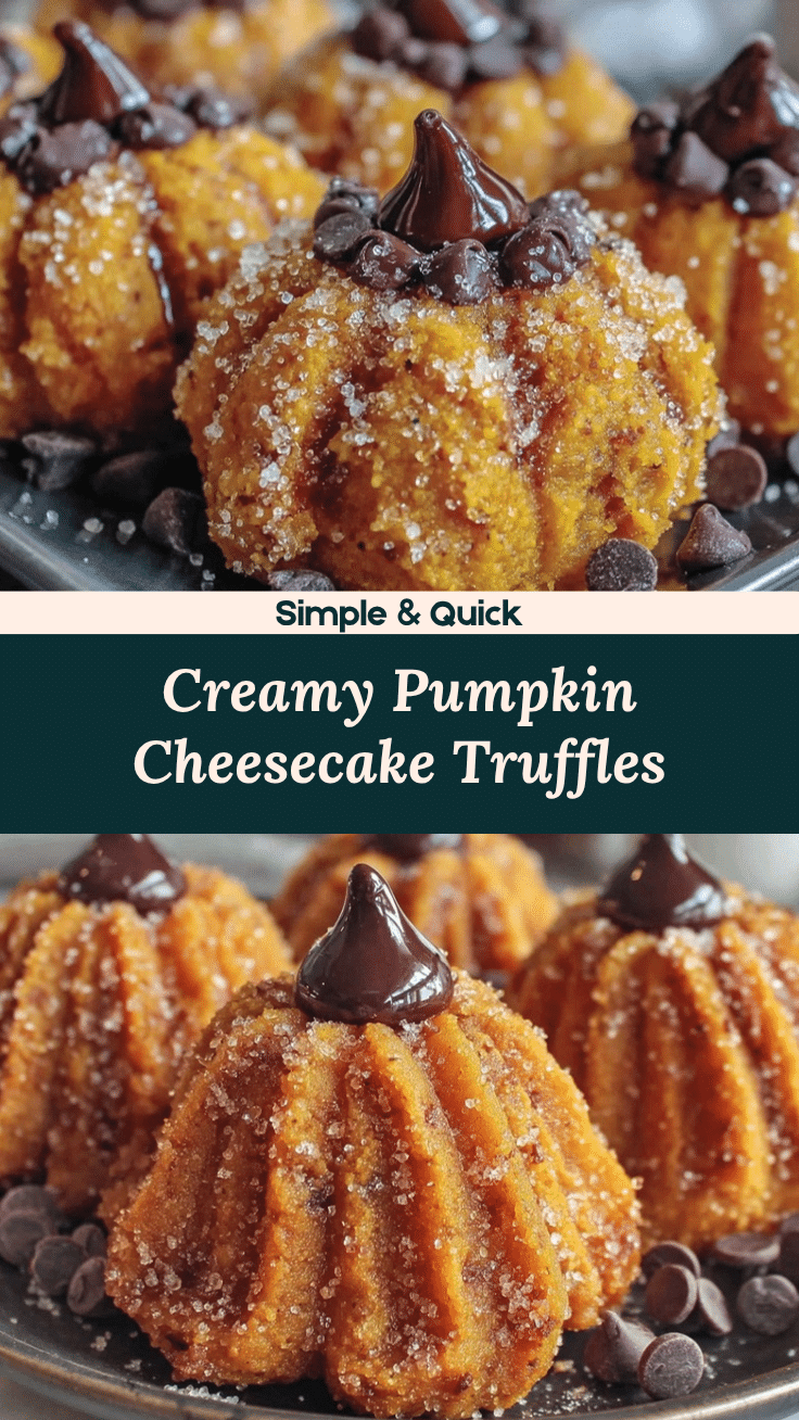 pumpkin cheesecake truffles recipe