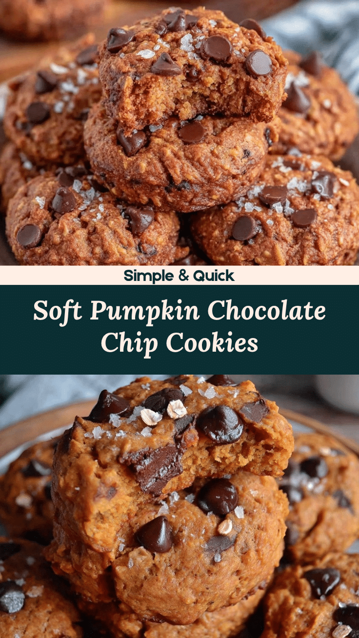 pumpkin oatmeal chocolate chip cookies recipe