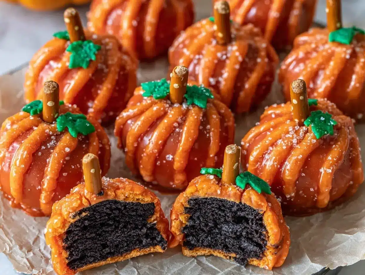 pumpkin Oreo balls preparation steps