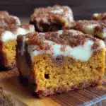 Pumpkin Snickerdoodle Snack Cake - featured image