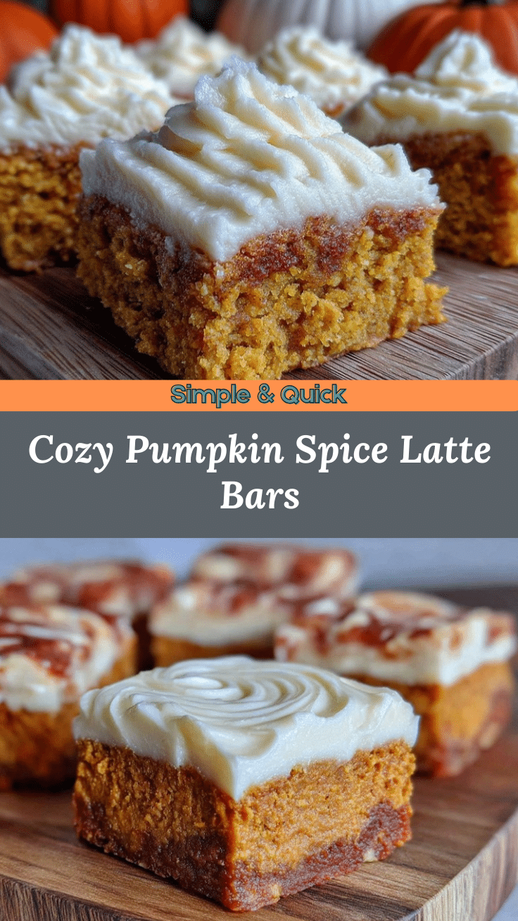 pumpkin spice latte bars recipe