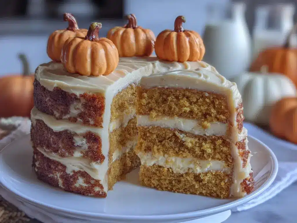 Pumpkin Spice Latte Layer Cake - featured image