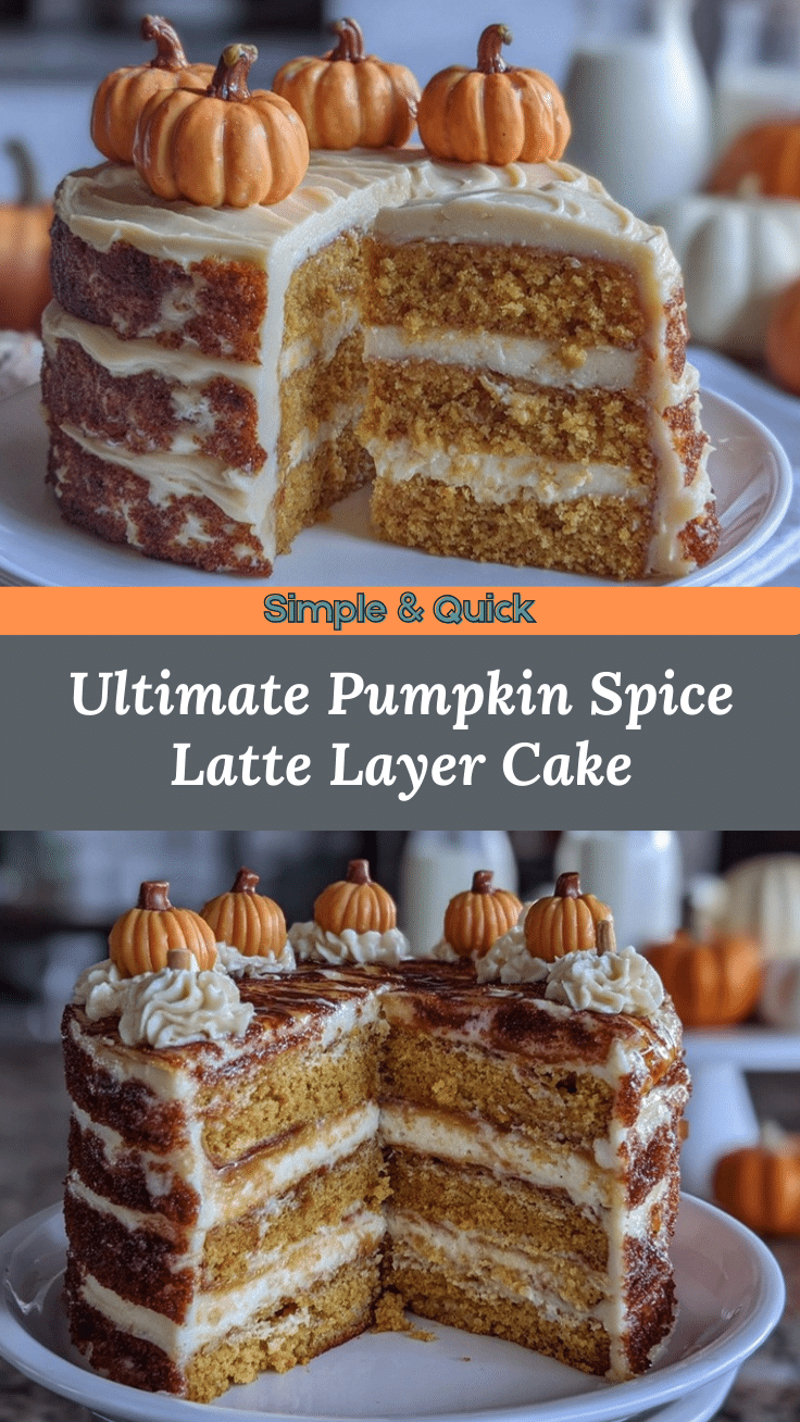 Pumpkin Spice Latte Layer Cake recipe