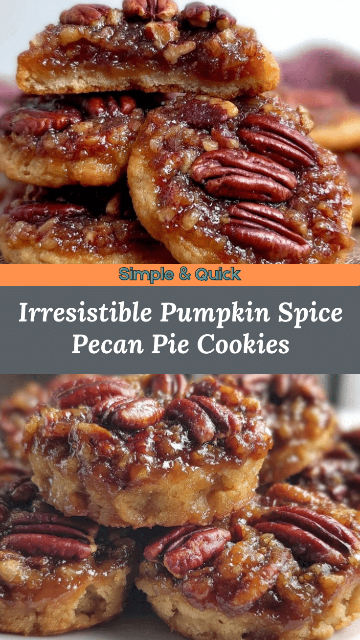 Pumpkin Spice Pecan Pie Cookies recipe