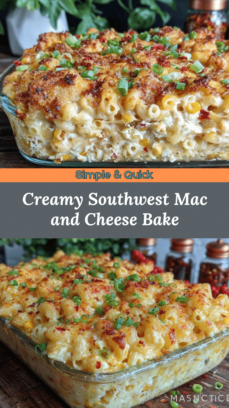 Southwest mac and cheese corn bake recipe