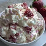 Strawberry Cheesecake Fluff Salad - featured image