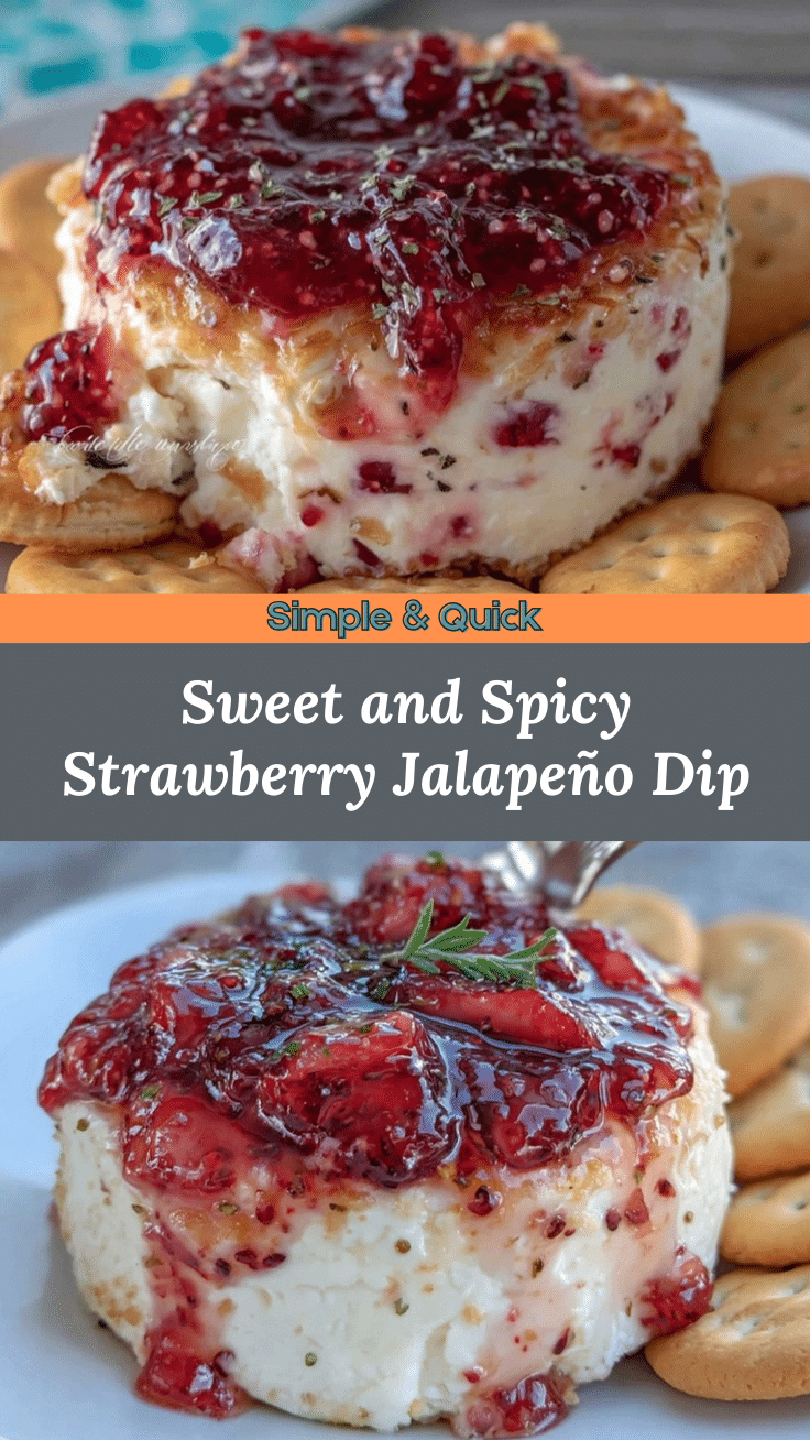 strawberry jalapeño cream cheese dip recipe