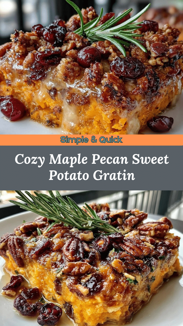 sweet potato cranberry gratin recipe