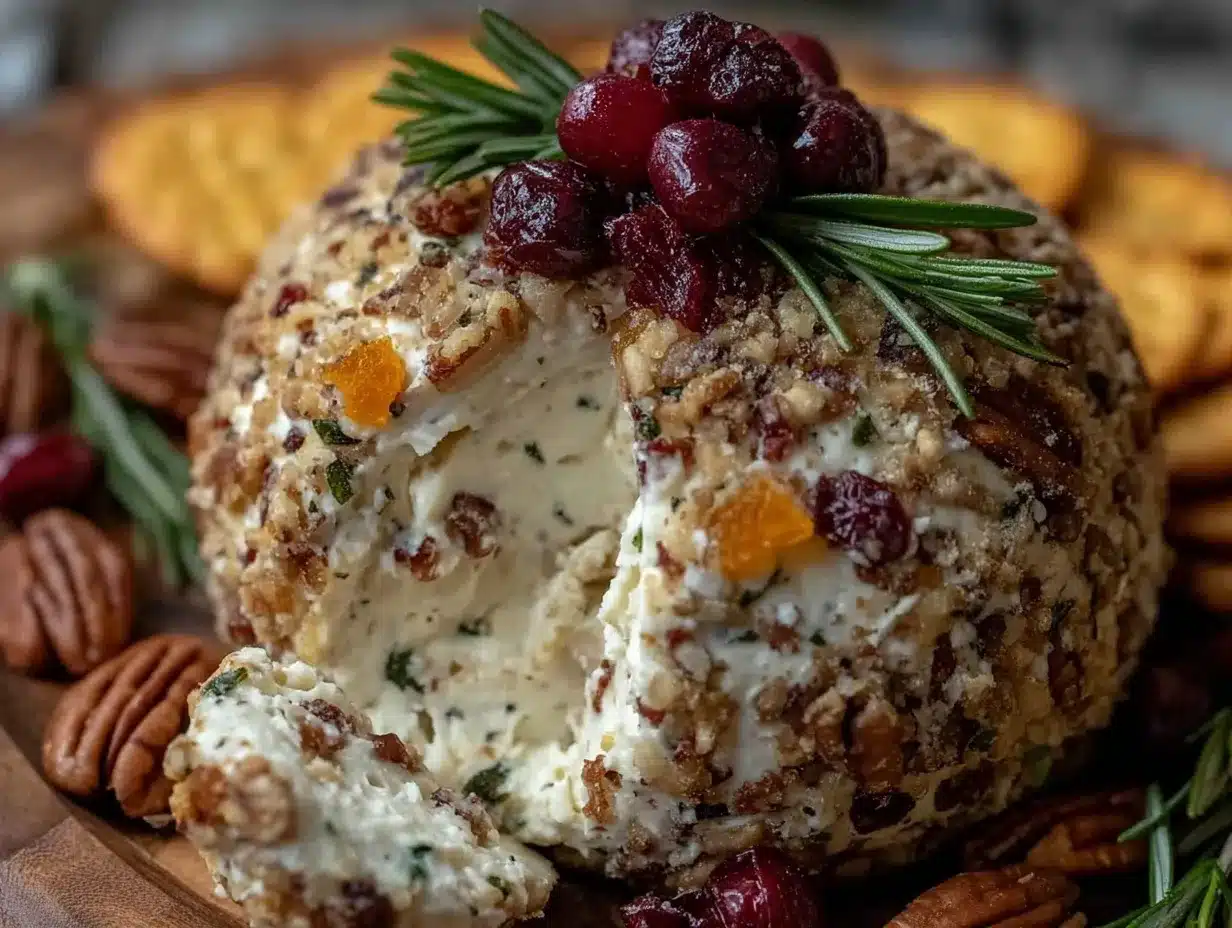 Thanksgiving Cheese Ball preparation steps