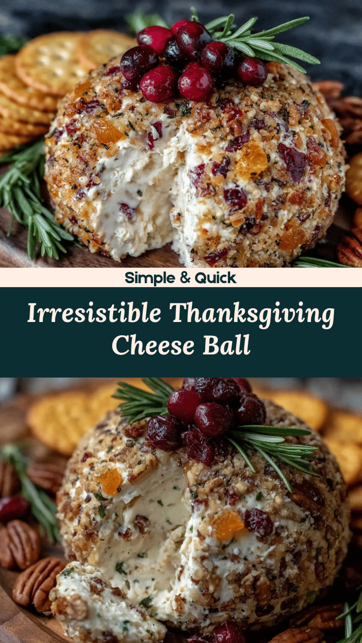 Thanksgiving Cheese Ball recipe