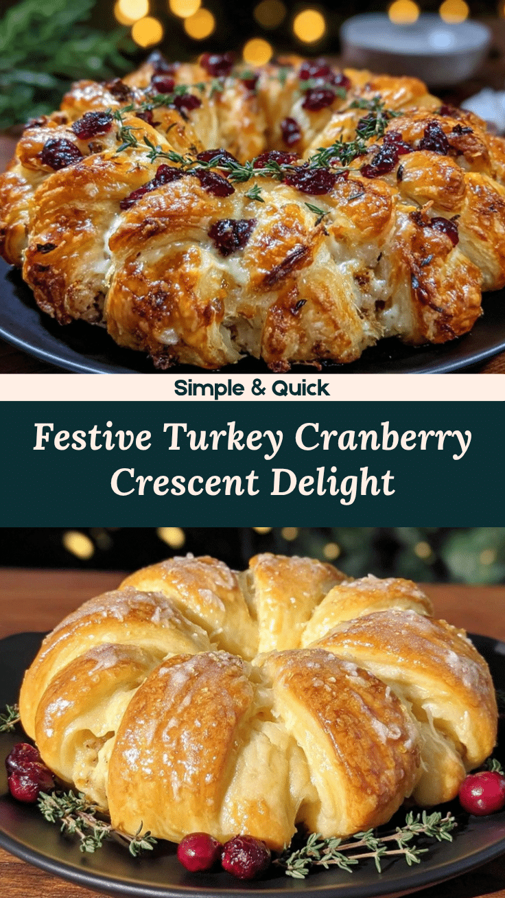 turkey cranberry crescent ring recipe