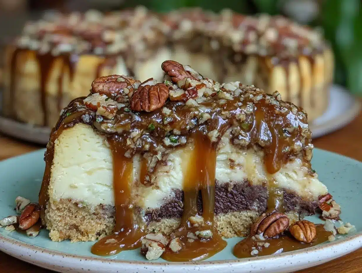 turtle cheesecake recipe preparation steps