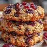 vegan cranberry chocolate chip cookies - featured image