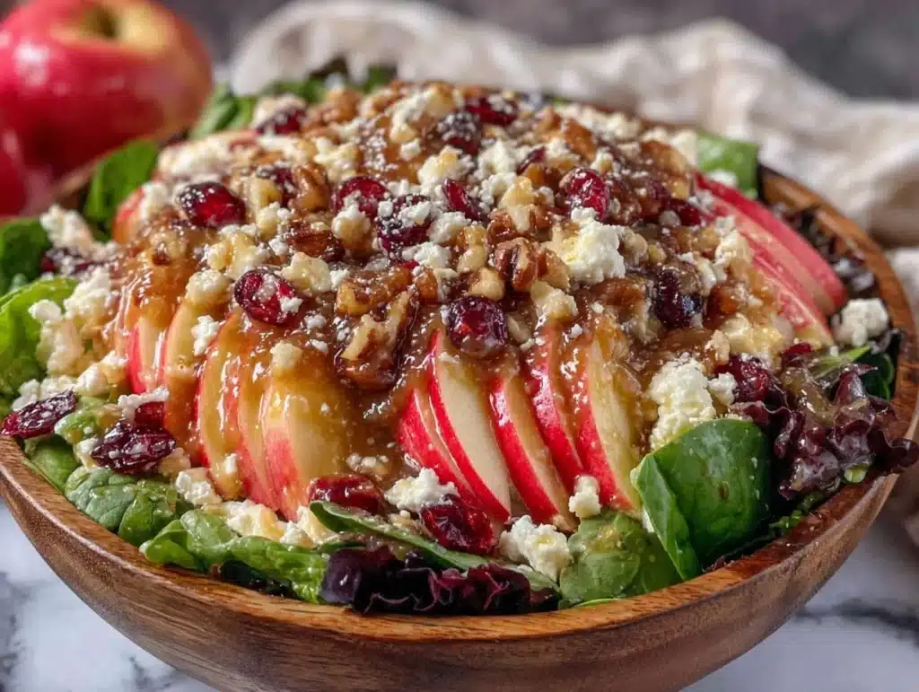 walnut apple salad - featured image