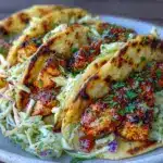 BBQ Chicken Coleslaw Wraps - featured image