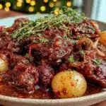 beef bourguignon with pearl onions - featured image