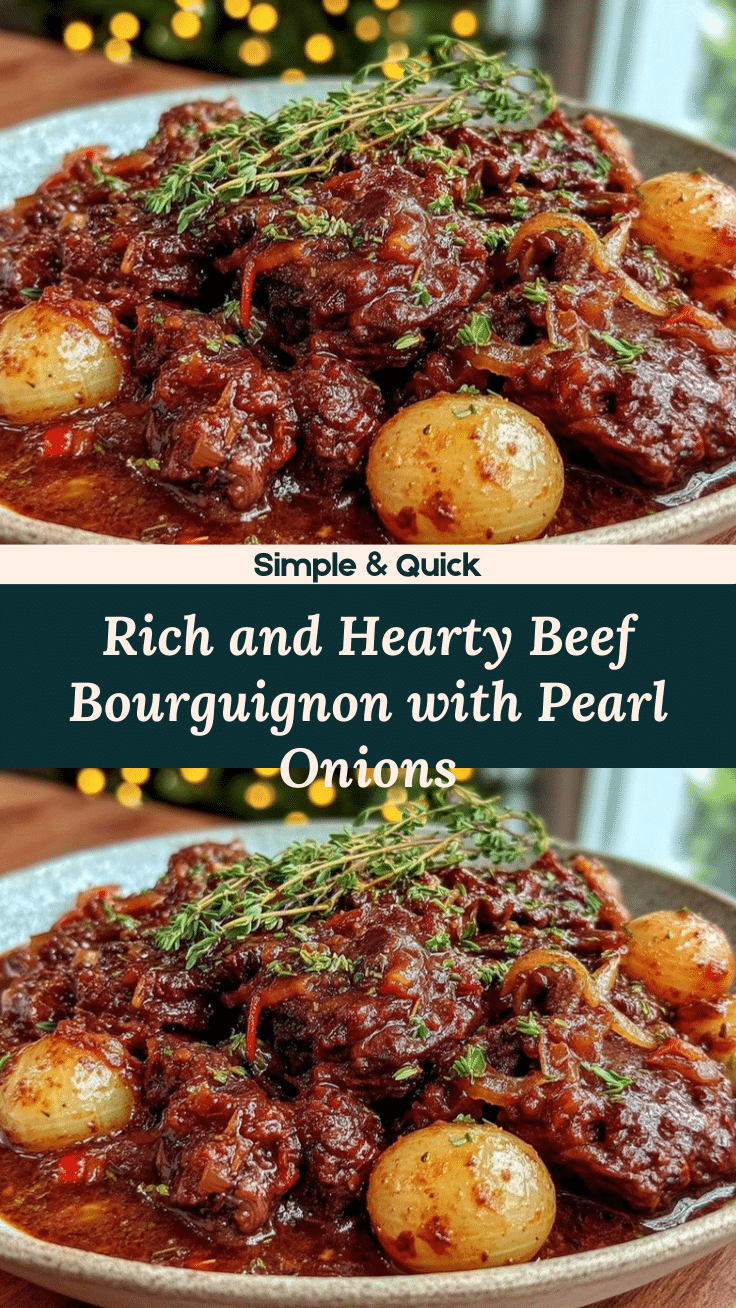 beef bourguignon with pearl onions recipe