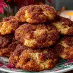 Brown Butter Snickerdoodle Coffee Cake Cookies - featured image