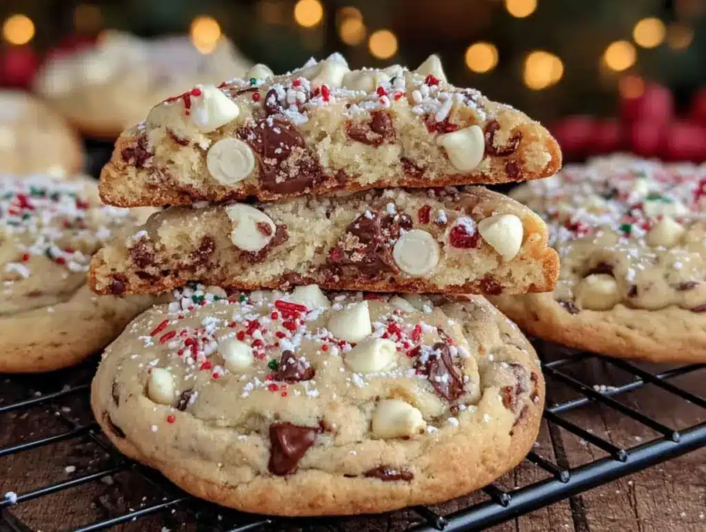 Chocolate Chip Christmas Cookies - featured image